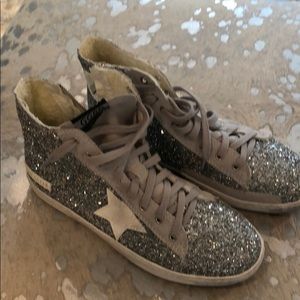 Silver Sparkle Sneakers